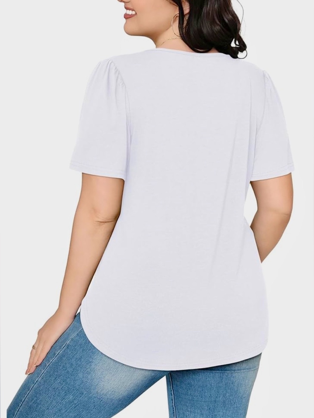 OFEEFAN Women’s Pleated Top - Picture 10 of 10